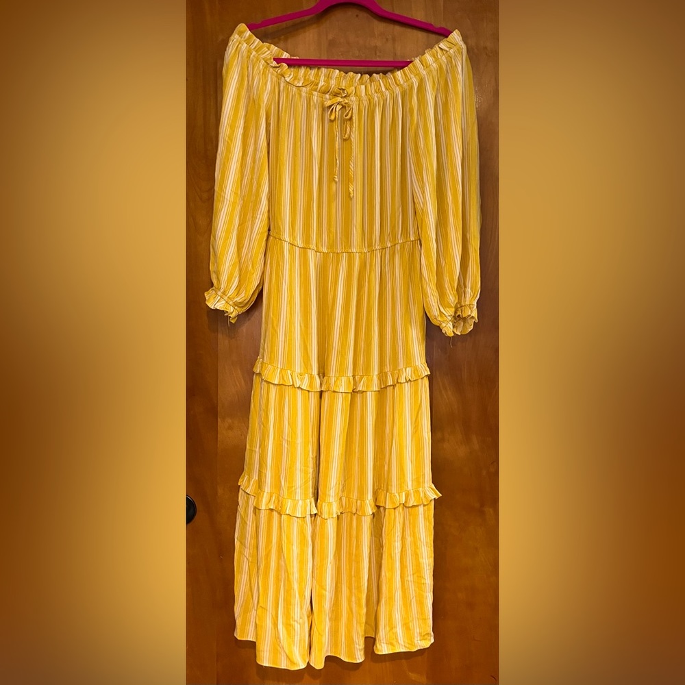 Yellow summer dress